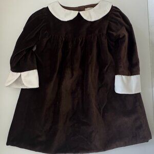 The Beaufort Bonnet Company Brown Velvet Dress